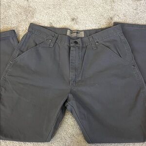 Wrangler Charcoal Relaxed Fit Pants new without tags, 33 x 30 darkish gray